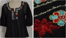 Stage de broderie et création d’une tunique