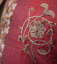 Boléro de mariage brodé sur mesure